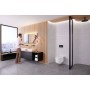 Geberit ONE Waschtischarmatur eckiges Design, Wandmontage, Zweigriffmischer