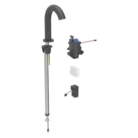 Geberit Piave Waschtischarmatur Standmontage, Netzbetrieb, für UP-Funktionsbox