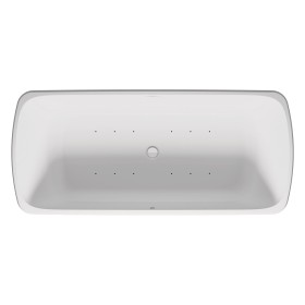 Duravit Qatego Rechteck-Whirlwanne mit Air-System 180 x 80 cm, freistehend