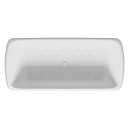 Duravit Qatego Rechteck-Whirlwanne mit Air-System 180 x 80 cm, freistehend