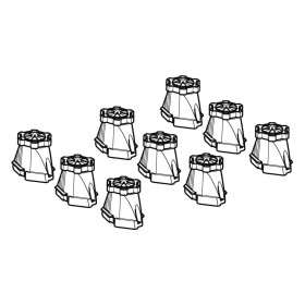 Geberit Set Füße für Duschwanne 9 - 21 cm