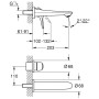 GROHE Eurostyle 2-Loch-Waschtischbatterie