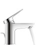 Duravit Wave Einhebel-Waschtischarmatur S FreshStart mit Zugstangen-Ablaufgarnitur