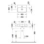 Duravit Qatego Handwaschbecken 45 x 35 cm, ohne Hahnloch