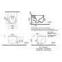 VitrA Liquid Wand-WC VitrA Flush 2.0 mit Bidetfunktion