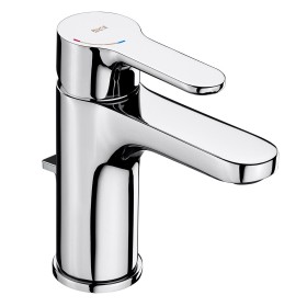 Miscelatore monocomando per lavabo Roca L20 con scarico