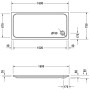 Duravit D-Code Rechteck Duschwanne 160 x 75 cm mit Antislip