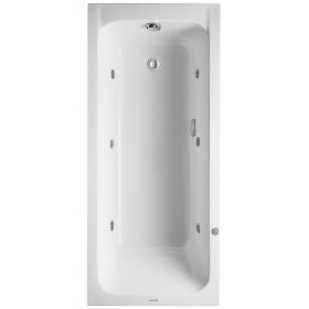 Duravit D-Code Rechteck Whirlwanne 160 x 70 cm mit Jet Project
