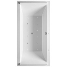 Duravit Starck Rechteck Whirlwanne 200 x 100 cm mit Combi-System P, zwei Rückenschrägen