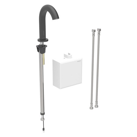Geberit Piave Waschtischarmatur Standmontage, Batteriebetrieb, mit AP-Funktionsbox