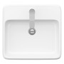 Duravit Qatego Aufsatzbecken 50 x 47 cm, 1 Hahnloch mit HygieneGlace