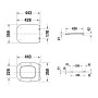 Duravit Universal WC-Sitz eckig mit Absenkautomatik