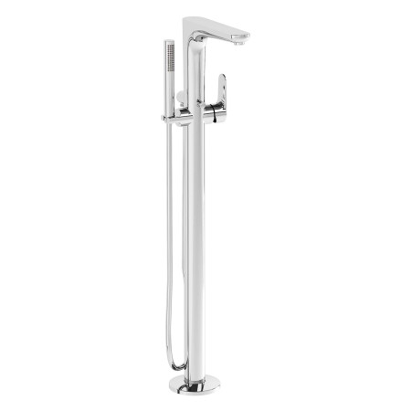 VitrA Root Round Einhebel-Wannenfüll- und Brausearmatur für Bodenmontage