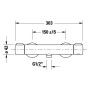 Duravit Thermostatarmaturen Brausethermostat Aufputz