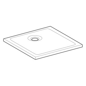 Geberit Nemea quadratische Duschwanne 80 x 80 cm