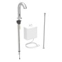 Geberit Piave Waschtischarmatur Standmontage, Netzbetrieb, mit AP-Funktionsbox