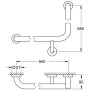 GROHE Essentials Winkel-Wannengriff