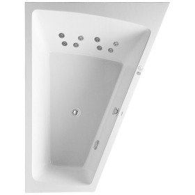 Duravit Paiova Whirlwanne 170 x 130 cm mit Jet System, Rückenschräge rechts