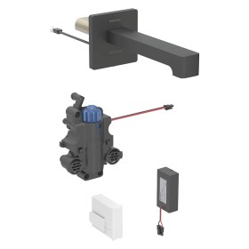 Geberit Brenta Waschtischarmatur Wandmontage, Batteriebetrieb, für UP-Funktionsbox