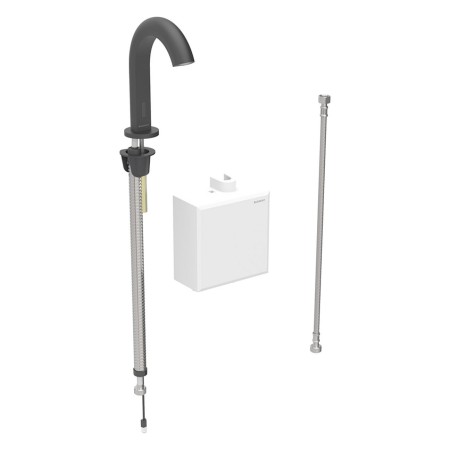Geberit Piave Waschtischarmatur Standmontage, Generatorbetrieb, mit AP-Funktionsbox