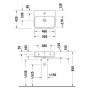 Duravit Qatego Waschtisch 50 x 42 cm, ohne Hahnloch