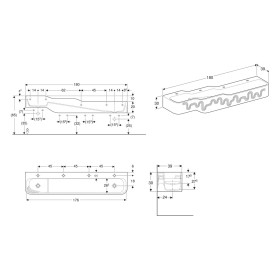 Geberit Bambini Spiel- und Waschlandschaft, 4 Waschplätze, tieferes Becken rechts