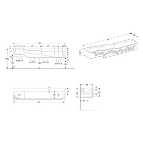 Geberit Bambini Spiel- und Waschlandschaft, 4 Waschplätze, tieferes Becken rechts