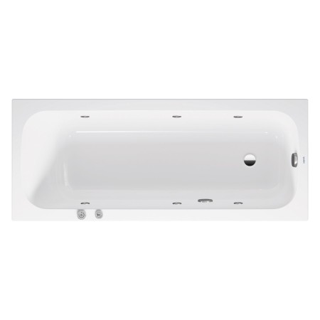 Duravit Qatego Rechteck-Whirlwanne mit Jet-System 170 x 70 cm, Einbauversion