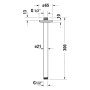 Duravit Brausearm mit Deckenanschluss 30 cm