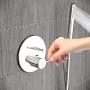VitrA Origin Einhebel-Wannenfüll- und Brausearmatur, Unterputz