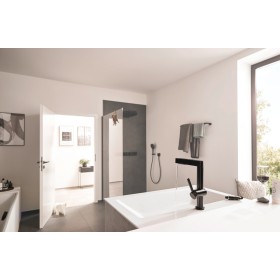 hansgrohe Finoris Miscelatore monocomando per lavabo 230 con doccetta estraibile, 2 tipi di getto