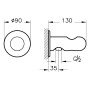VitrA Liquid Wandanschlussbogen 1/2"