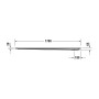 Duravit Starck Slimline Duschwanne Rechteck 170 x 80 cm mit Antislip