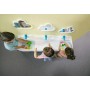 Geberit Bambini Spiel- und Waschlandschaft, 3 Waschplätze, tieferes Becken rechts