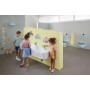Geberit Bambini Spiel- und Waschlandschaft, 3 Waschplätze, tieferes Becken rechts
