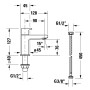 Duravit Manhattan Standventil