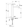 Duravit C.1 Einhebel-Waschtischmischer XL FreshStart und MinusFlow, ohne Zugstangen-Ablaufgarnitur