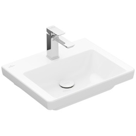 Villeroy & Boch Subway 3.0 Lavabo 50 cm, avec 1 trou de robinet, sans trop-plein
