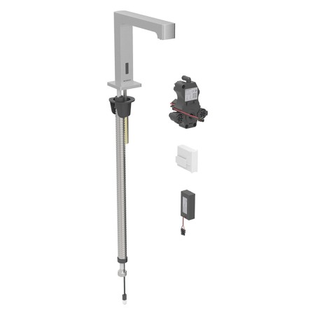 Geberit Brenta Waschtischarmatur Standmontage, Batteriebetrieb, für UP-Funktionsbox