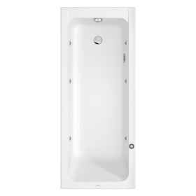 Duravit D-Code Rechteck Whirlwanne 170 x 70 cm mit Jet Project