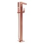 VitrA Root Square Einhebel-Wannenfüll- und Brausearmatur für Bodenmontage