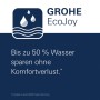 GROHE Eurocube Joy Einhand-Bidetbatterie DN 15 mit Ablaufgarnitur