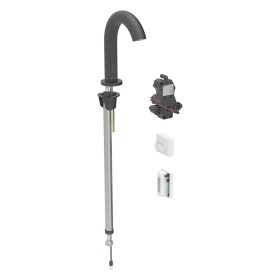 Geberit Piave Waschtischarmatur Standmontage, Generatorbetrieb, für UP-Funktionsbox