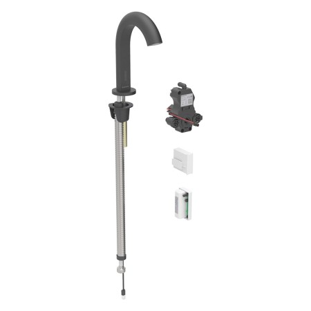 Geberit Piave Waschtischarmatur Standmontage, Generatorbetrieb, für UP-Funktionsbox