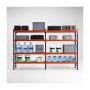 LAGERREGAL GRUNDELEMENT 4m hoch - 1.8m breit - 80cm tief - 6 Ebene