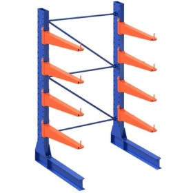 KRAGARMREGAL EINSEITIG GRUNDELEMENT 4m hoch - 80cm armtiefe - 1.1m breit