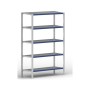 EVOLUTION GRUNDREGAL 2m hoch - 40cm tief - 100cm breit - 5 Ebene, grau