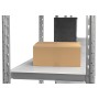 EVOLUTION GRUNDREGAL 2m hoch - 40cm tief - 100cm breit - 5 Ebene, grau