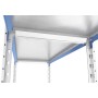EVOLUTION GRUNDREGAL 2m hoch - 40cm tief - 100cm breit - 5 Ebene, grau