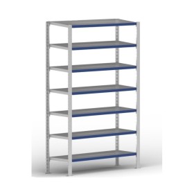 EVOLUTION GRUNDREGAL 3m hoch - 40cm tief - 100cm breit - 7 Ebene, grau